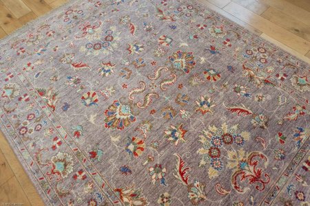 Hand-Knotted Sultanabad Rug From Afghanistan