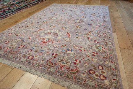 Hand-Knotted Sultanabad Rug From Afghanistan