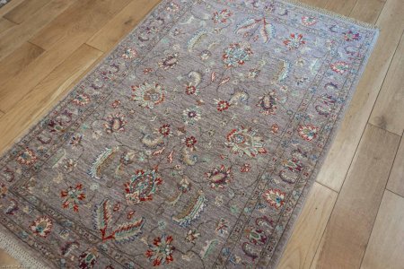 Hand-Knotted Sultanabad Rug From Afghanistan