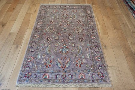 Hand-Knotted Sultanabad Rug From Afghanistan