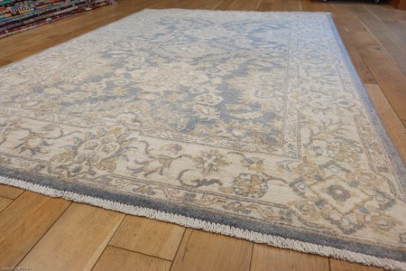 Hand-Knotted Ziegler Rug From Afghanistan