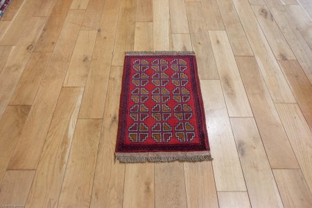 Hand-Knotted Khan Mahomadi Rug From Afghanistan