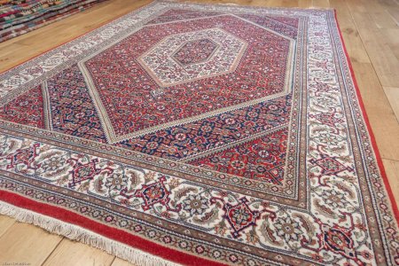 Hand-Knotted Indo Bidjar Rug From India