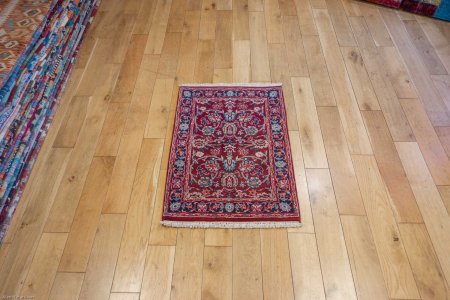Hand-Knotted Indo Ziegler Rug From India