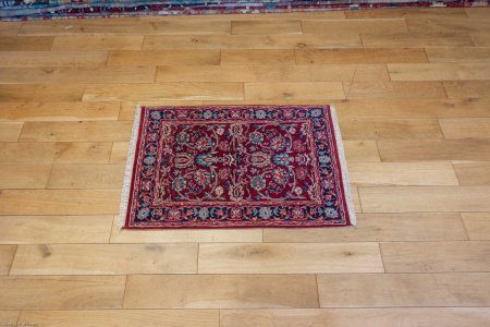 Hand-Knotted Indo Ziegler Rug From India