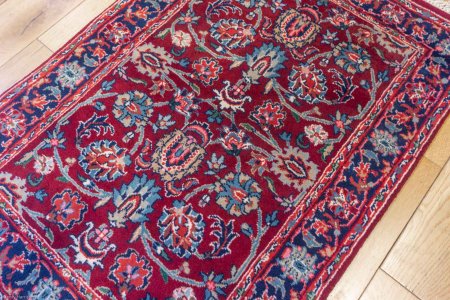 Hand-Knotted Indo Ziegler Rug From India