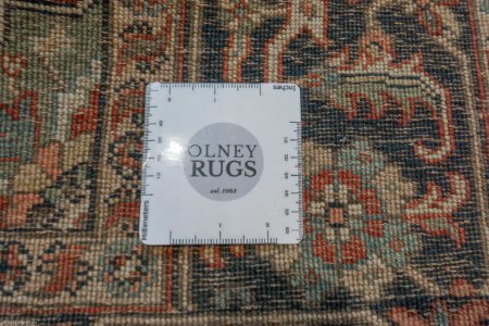 Hand-Knotted Fine Serapi Rug From India