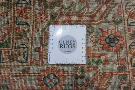 Hand-Knotted Fine Serapi Rug From India