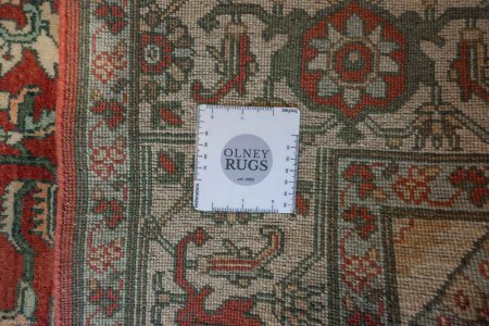 Hand-Knotted Fine Serapi Rug From India