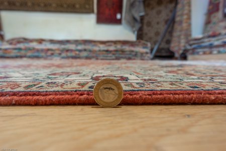 Hand-Knotted Fine Serapi Rug From India