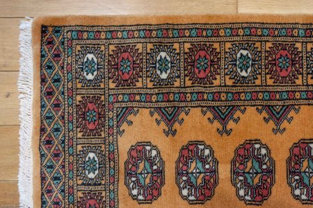 Hand-Knotted Bokhara Rug From Pakistan