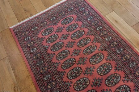 Hand-Knotted Bokhara Rug From Pakistan