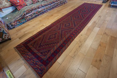 Hand-Made Mushwani Runner From Afghanistan