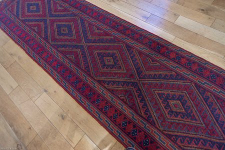 Hand-Made Mushwani Runner From Afghanistan