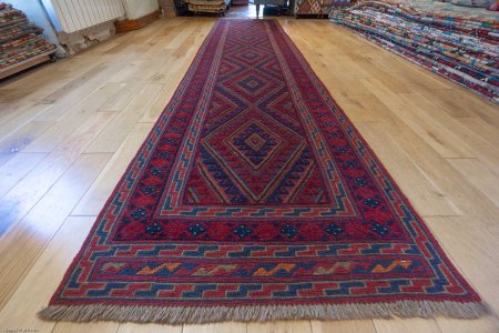 Hand-Made Mushwani Runner From Afghanistan