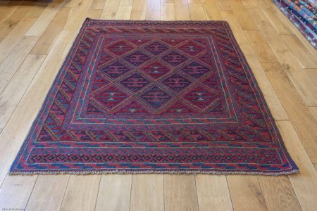 Hand-Made Mushwani Rug From Afghanistan