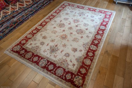 Hand-Knotted Sultanabad Rug From Afghanistan