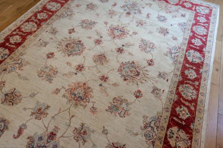 Hand-Knotted Sultanabad Rug From Afghanistan