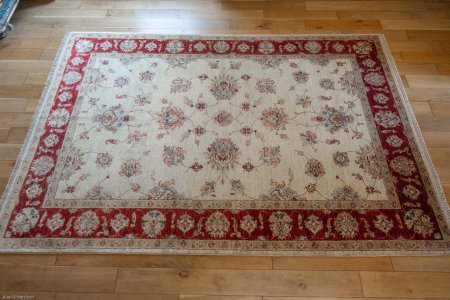 Hand-Knotted Sultanabad Rug From Afghanistan