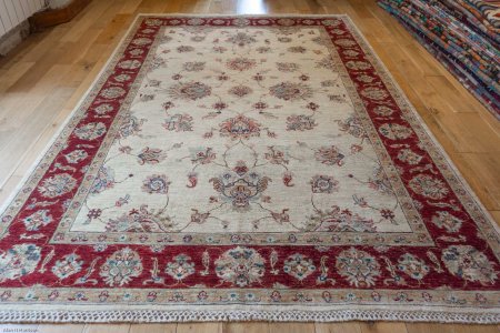 Hand-Knotted Sultanabad Rug From Afghanistan