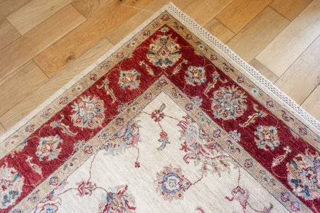 Hand-Knotted Sultanabad Rug From Afghanistan