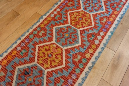 Hand-Made Mazar Kilim From Afghanistan