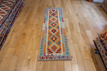 Hand-Made Mazar Kilim From Afghanistan