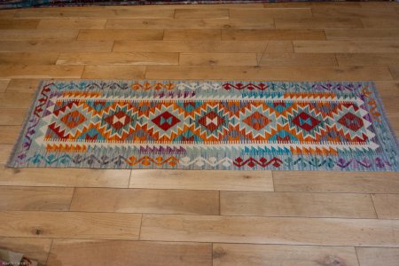 Hand-Made Mazar Kilim From Afghanistan