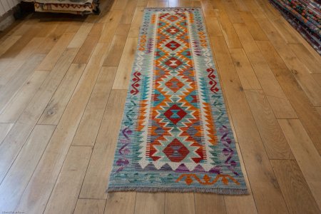 Hand-Made Mazar Kilim From Afghanistan