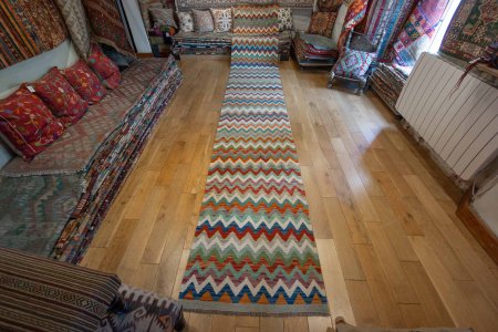 Hand-Made Mazar Kilim From Afghanistan