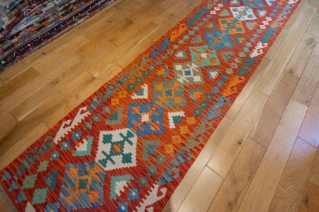 Hand-Made Mazar Kilim From Afghanistan