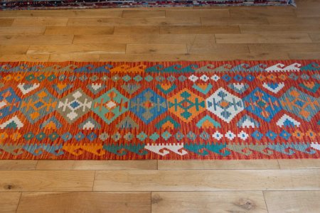 Hand-Made Mazar Kilim From Afghanistan