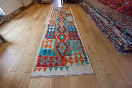 Hand-Made Mazar Kilim From Afghanistan