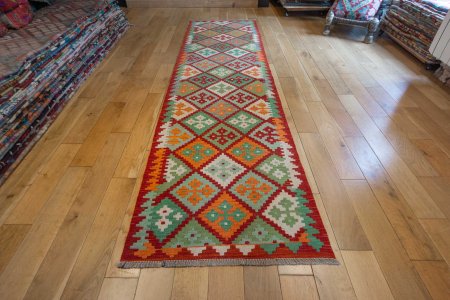 Hand-Made Mazar Kilim From Afghanistan