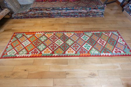 Hand-Made Mazar Kilim From Afghanistan