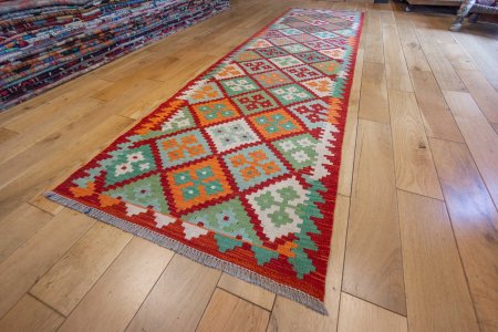 Hand-Made Mazar Kilim From Afghanistan