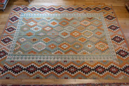 Hand-Made Mazar Kilim From Afghanistan