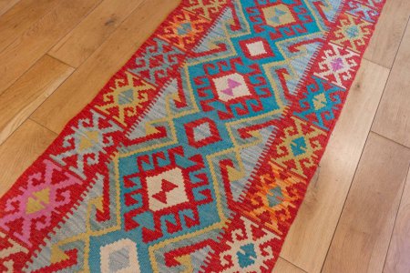 Hand-Made Mazar Kilim From Afghanistan