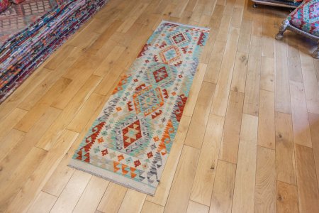 Hand-Made Mazar Kilim From Afghanistan