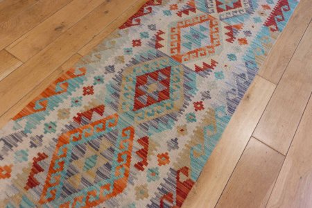 Hand-Made Mazar Kilim From Afghanistan