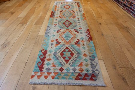 Hand-Made Mazar Kilim From Afghanistan