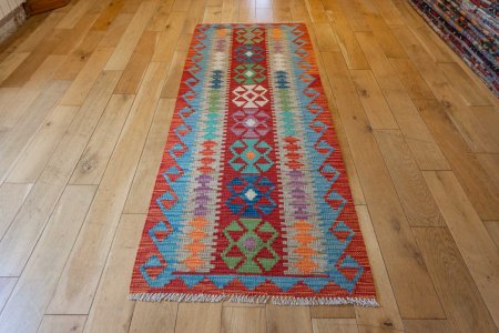 Hand-Made Mazar Kilim From Afghanistan