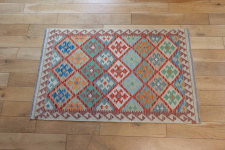 Hand-Made Mazar Kilim From Afghanistan