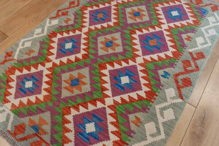 Hand-Made Mazar Kilim From Afghanistan