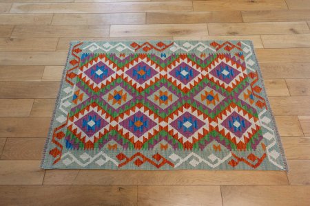 Hand-Made Mazar Kilim From Afghanistan