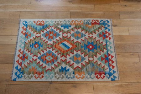 Hand-Made Mazar Kilim From Afghanistan