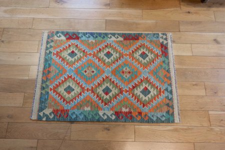 Hand-Made Mazar Kilim From Afghanistan