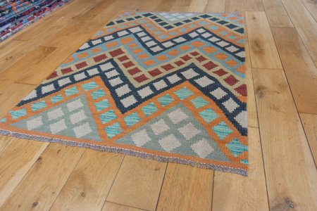Hand-Made Mazar Kilim From Afghanistan