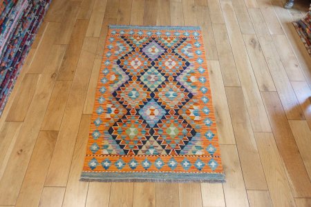 Hand-Made Mazar Kilim From Afghanistan