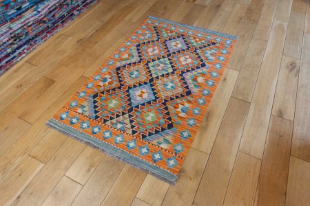 Hand-Made Mazar Kilim From Afghanistan